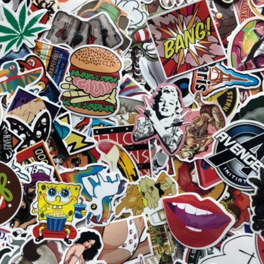 Skateboard Stickers -50 pack